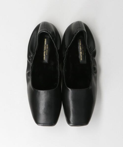 green label relaxing（グリーンレーベルリラクシング）の「PATTO スクエア フラット シューズ（その他シューズ・レディース・ブラウン/ネイビー/ブラック・XL/S/M/L）」の13枚目の写真