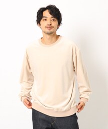 BASECONTROL（ベースコントロール）の「◆ファーベロア ビッグシルエット クルースウェット（スウェット）」