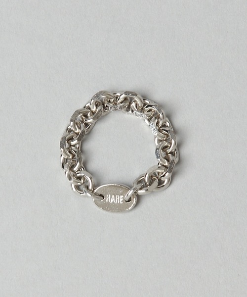 HARE(ハレ)の「2ピースチェーンリング(HARE)(リング・メンズ・シルバー/シルバー系その他/シルバー系その他2・FREE)」の11枚目の写真