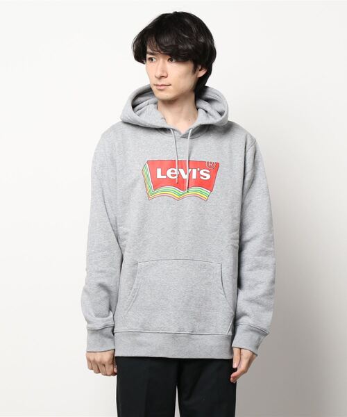 Levi's（リーバイス）の「【Levi's】シーズナルスウエットパーカー（パーカー・メンズ・グレー・L/M/S）」の4枚目の写真