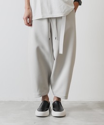 ATTACHMENT | PEトリプルクロス サイドプリーツ ワイドテーパードパンツ / PE TRIPLE CLOTH  SIDE PLEATED WIDE TAPERED PANTS(スラックス)