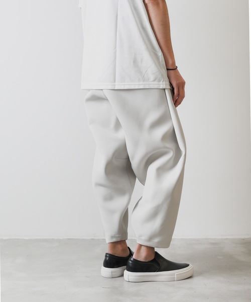 ATTACHMENT　アタッチメント PLEATS TAPERD PANTS ATTACHMENT(アタッチメント) - PE STRETCH DOUBLE CLOTH TWO