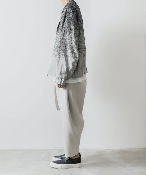 ATTACHMENT　アタッチメント PLEATS TAPERD PANTS ATTACHMENT（アタッチメント）の「STUDIOUS別注 PLEATS TAPERD