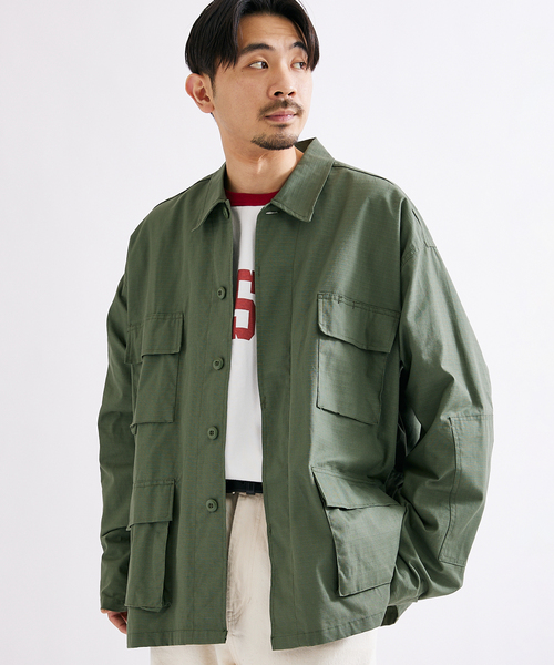 ROTHCO(ロスコ)の「【ROTHCO/ロスコ】オーバーサイズ ファティーグジャケット(ミリタリージャケット・メンズ・ブラック/カーキ・X-LARGE/XX-LARGE)」の8枚目の写真