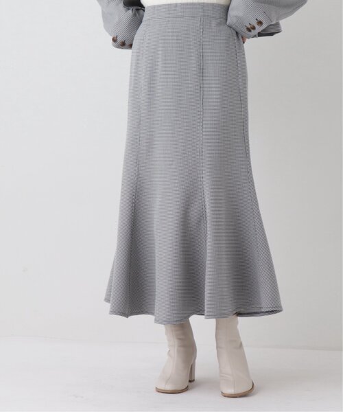 RAY CASSIN（レイカズン）の「ダブルクロスマーメイドスカート セットアップ可（スカート・レディース・ライトカーキ/キナリ/オレンジ/ブラック系・FREE）」の3枚目の写真