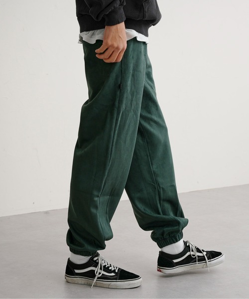 CPCM(シーピーシーエム)の「ポンチ1ポイント刺繍スウェットパンツ(スウェットパンツ・メンズ・ブラック/グレイッシュベージュ/グリーン・FREE)」の5枚目の写真