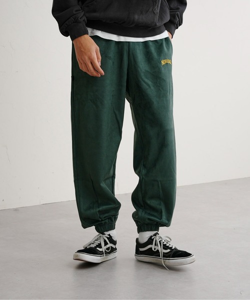 CPCM(シーピーシーエム)の「ポンチ1ポイント刺繍スウェットパンツ(スウェットパンツ・メンズ・ブラック/グレイッシュベージュ/グリーン・FREE)」の7枚目の写真