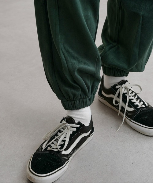 CPCM(シーピーシーエム)の「ポンチ1ポイント刺繍スウェットパンツ(スウェットパンツ・メンズ・ブラック/グレイッシュベージュ/グリーン・FREE)」の16枚目の写真