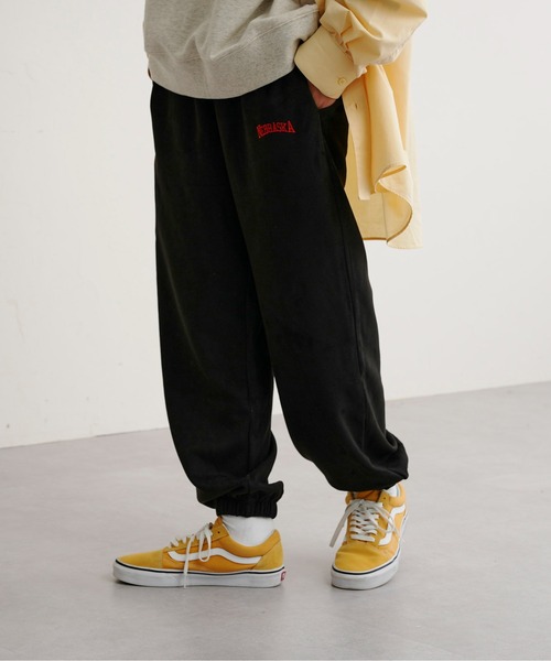 CPCM(シーピーシーエム)の「ポンチ1ポイント刺繍スウェットパンツ(スウェットパンツ・メンズ・ブラック/グレイッシュベージュ/グリーン・FREE)」の20枚目の写真