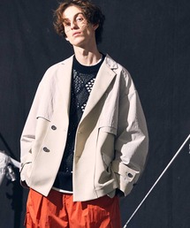 MAISON SPECIAL | 《ユニセックスアイテム》インサイドアウトセミダブルテーラードジャケット【MAISON SPECIAL/メゾンスペシャル】(テーラードジャケット)