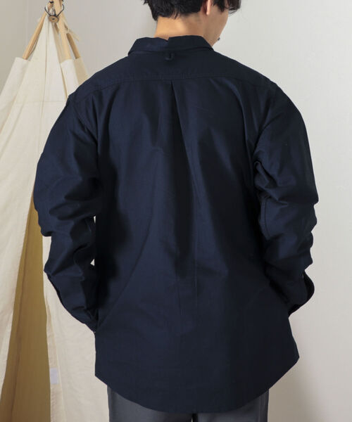 GEVACO(ゲバコ)の「【GEVACO/ゲバコ】丸えりOX ロングスリーブシャツ(シャツ/ブラウス・メンズ・ネイビー/オフホワイト/ブルー系その他3・SMALL/MEDIUM/LARGE)」の21枚目の写真