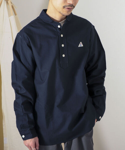 GEVACO(ゲバコ)の「【GEVACO/ゲバコ】丸えりOX ロングスリーブシャツ(シャツ/ブラウス・メンズ・ネイビー/オフホワイト/ブルー系その他3・SMALL/MEDIUM/LARGE)」の14枚目の写真