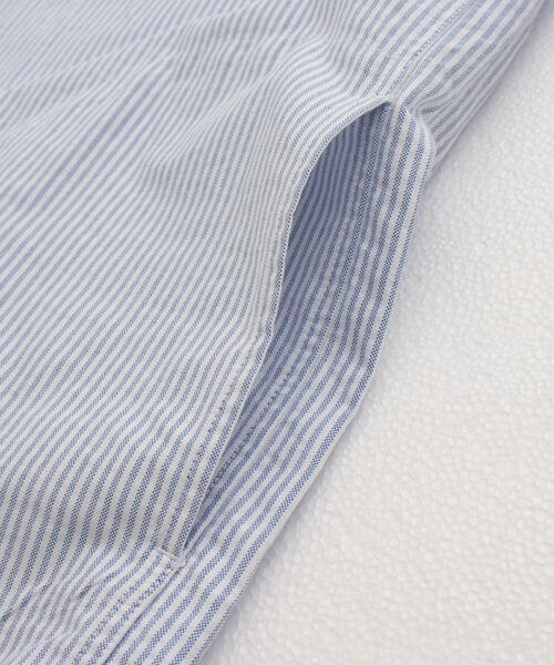 GEVACO(ゲバコ)の「【GEVACO/ゲバコ】丸えりOX ロングスリーブシャツ(シャツ/ブラウス・メンズ・ネイビー/オフホワイト/ブルー系その他3・SMALL/MEDIUM/LARGE)」の10枚目の写真