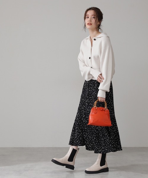 N.（N. Natural Beauty Basic）（エヌエヌナチュラルビューティーベーシック）の「◆デザインドットペプラムスカート（スカート・レディース・ホワイト系その他/ブラック系その他・MEDIUM）」の11枚目の写真