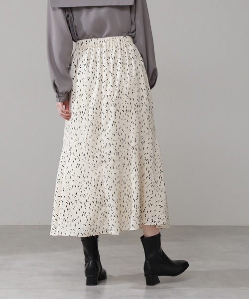 N.（N. Natural Beauty Basic）（エヌエヌナチュラルビューティーベーシック）の「◆デザインドットペプラムスカート（スカート・レディース・ホワイト系その他/ブラック系その他・MEDIUM）」の13枚目の写真