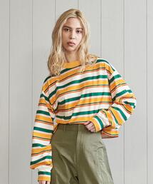 H　BEAUTY&YOUTH UNITED ARROWS | ＜H＞MULTI BORDER LONG SLEEVE T-SHIRT/Tシャツ(Tシャツ/カットソー)