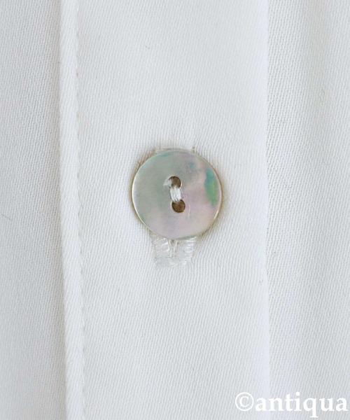 antiqua(アンティカ)の「雰囲気たっぷり。刺繍シャツ(シャツ/ブラウス・レディース・ブラック/オフホワイト・FREE)」の20枚目の写真