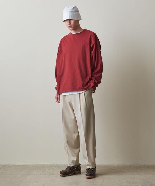 パンツ StevenAlan P/R/PU OX 2PLEATED PANTS-BOLD Steven Alan（スティーブンアラン）の「＜Steven Alan＞ P/R/PU