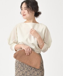 U by SPICK&SPAN | タックスリーブ ドッキングプルオーバー◆(Tシャツ/カットソー)