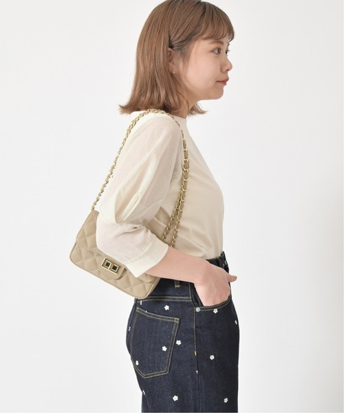U by SPICK&SPAN（ユーバイスピックアンドスパン）の「タックスリーブ ドッキングプルオーバー◆（Tシャツ/カットソー・レディース・ブラック/ホワイト系その他・FREE）」の11枚目の写真