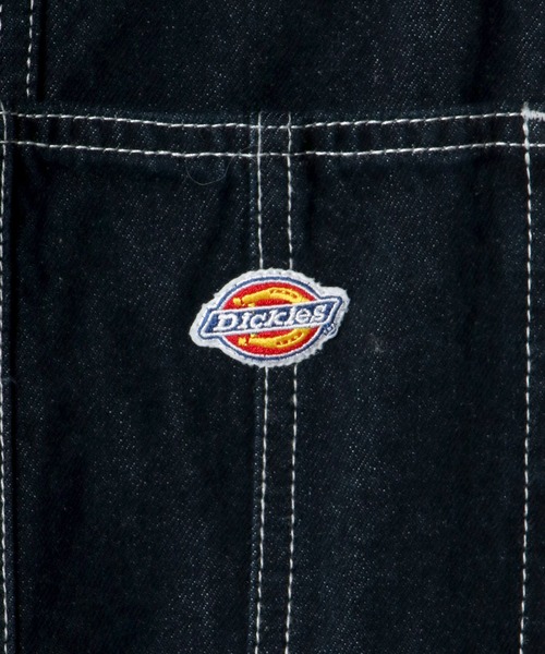 Dickies（ディッキーズ）の「Dickies/ディッキーズ ワイドデニム オーバーオール/サロペット（サロペット/オーバーオール・メンズ・ブラック/インディゴブルー/アイボリー/ワンウォッシュ・S/M/L/XL）」の13枚目の写真