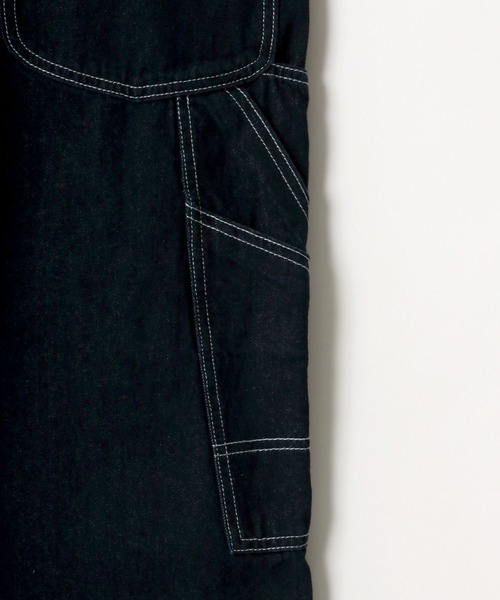 Dickies（ディッキーズ）の「Dickies/ディッキーズ ワイドデニム オーバーオール/サロペット（サロペット/オーバーオール・メンズ・ブラック/インディゴブルー/アイボリー/ワンウォッシュ・S/M/L/XL）」の22枚目の写真