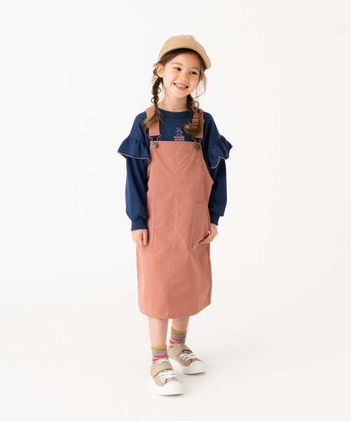 RUGGEDWORKS（ラゲッドワークス）の「ジャンパースカート（スカート・キッズ・ネイビー/ローズ・M/L/XL/XS/S）」の2枚目の写真