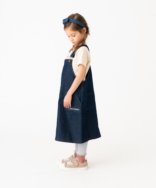 RUGGEDWORKS（ラゲッドワークス）の「ジャンパースカート（スカート・キッズ・ネイビー/ローズ・M/L/XL/XS/S）」の4枚目の写真