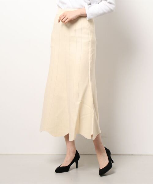 ReNorm（リノーム）の「ニットアイレットマーメイドスカート（スカート・レディース・ネイビー/アイボリー/ライトピンク・フリー）」の18枚目の写真