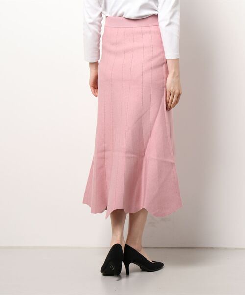 ReNorm（リノーム）の「ニットアイレットマーメイドスカート（スカート・レディース・ネイビー/アイボリー/ライトピンク・フリー）」の14枚目の写真