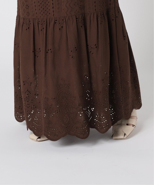 B.C STOCK（ベーセーストック）の「レースパッチワークティアードスカート（スカート・レディース・ホワイト/ブラック/ブルー系その他/グリーン/ブラウン・FREE）」の13枚目の写真