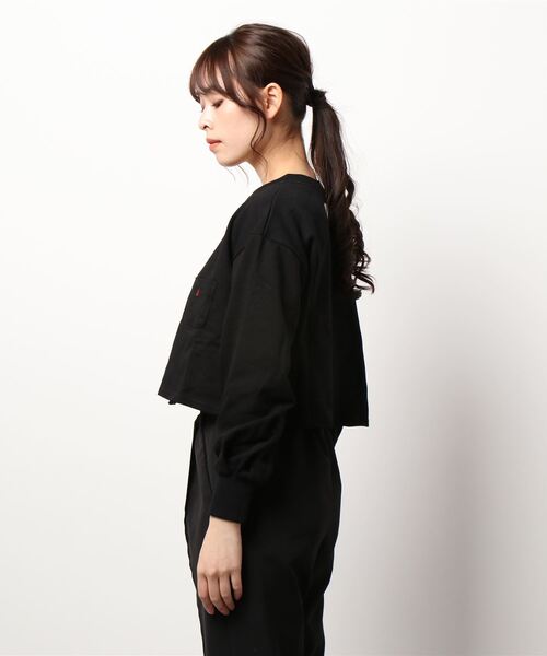 omom sot（オムオムソット）の「カーディガン スウェット コットン裏毛 omom sot（カーディガン/ボレロ・レディース・ブラック/レッド/グリーン/アイボリー・M）」の16枚目の写真