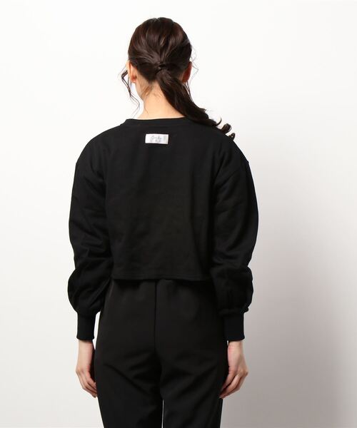 omom sot（オムオムソット）の「カーディガン スウェット コットン裏毛 omom sot（カーディガン/ボレロ・レディース・ブラック/レッド/グリーン/アイボリー・M）」の17枚目の写真