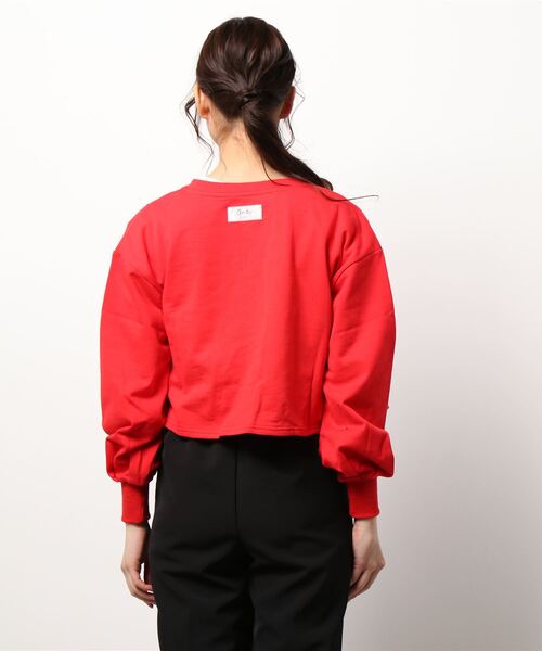 omom sot（オムオムソット）の「カーディガン スウェット コットン裏毛 omom sot（カーディガン/ボレロ・レディース・ブラック/レッド/グリーン/アイボリー・M）」の19枚目の写真