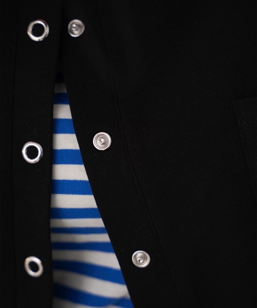 omom sot（オムオムソット）の「カーディガン スウェット コットン裏毛 omom sot（カーディガン/ボレロ・レディース・ブラック/レッド/グリーン/アイボリー・M）」の13枚目の写真