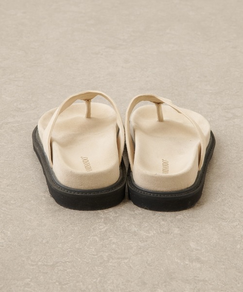 CAMINANDO（カミナンド）の「【CAMINANDO】トングサンダル（サンダル・レディース・オフホワイト/ブラック・36/37/38）」の12枚目の写真