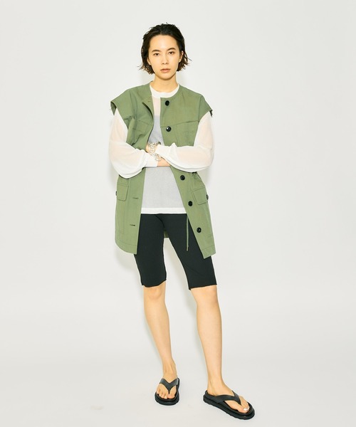 CAMINANDO（カミナンド）の「【CAMINANDO】トングサンダル（サンダル・レディース・オフホワイト/ブラック・36/37/38）」の8枚目の写真