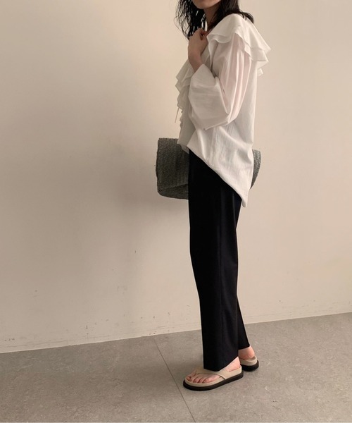 CAMINANDO（カミナンド）の「【CAMINANDO】トングサンダル（サンダル・レディース・オフホワイト/ブラック・36/37/38）」の22枚目の写真