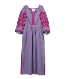 サラマリカ　ワンピース セール】SaraMallika/サラマリカ CRAZEY PATTERN PRINT DRESS