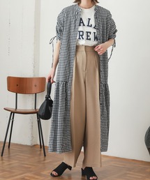 SENSE OF PLACE by URBAN RESEARCH | ギンガムチェックワンピース(5分袖)(ワンピース)