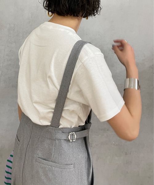 Omekashi(オメカシ)の「ベナレス TAJMAHALTシャツ(Tシャツ/カットソー・レディース・オフホワイト/ピンク/アイボリー・ONE SIZE)」の5枚目の写真