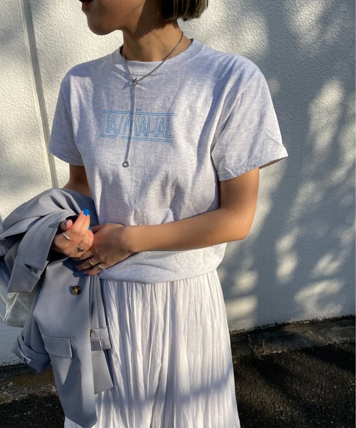 Omekashi(オメカシ)の「ベナレス TAJMAHALTシャツ(Tシャツ/カットソー・レディース・オフホワイト/ピンク/アイボリー・ONE SIZE)」の15枚目の写真