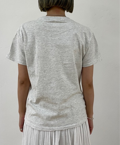 Omekashi(オメカシ)の「ベナレス TAJMAHALTシャツ(Tシャツ/カットソー・レディース・オフホワイト/ピンク/アイボリー・ONE SIZE)」の16枚目の写真