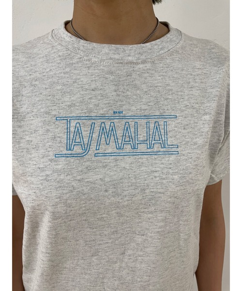 Omekashi(オメカシ)の「ベナレス TAJMAHALTシャツ(Tシャツ/カットソー・レディース・オフホワイト/ピンク/アイボリー・ONE SIZE)」の10枚目の写真
