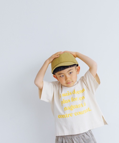 LOWRYS FARM（ローリーズファーム）の「プリントＴシャツ　268118（Tシャツ/カットソー・キッズ・ホワイト/チャコールグレー/グリーン/ホワイト系その他・110cm/120cm/130cm/140cm/150cm）」の3枚目の写真