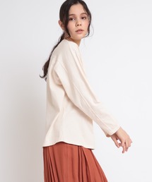 M1825 リサイクルコットンデザインロングスリーブTee
