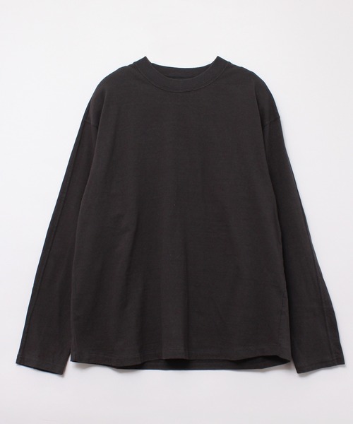 RNA-N（アールエヌエーエヌ）の「M1825 リサイクルコットンデザインロングスリーブTee（Tシャツ/カットソー・レディース・ホワイト/ダークカーキ/スミクロ・MEDIUM）」の3枚目の写真