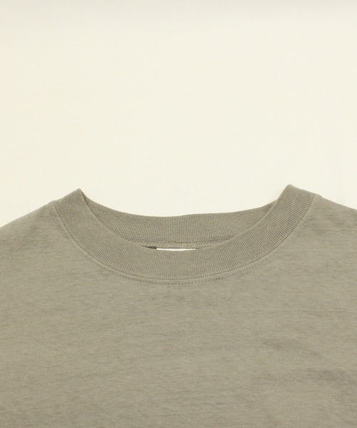 RNA-N（アールエヌエーエヌ）の「M1825 リサイクルコットンデザインロングスリーブTee（Tシャツ/カットソー・レディース・ホワイト/ダークカーキ/スミクロ・MEDIUM）」の15枚目の写真