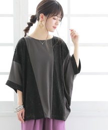 osharewalker | 『レース切替ドルマンカットソー』(Tシャツ/カットソー)