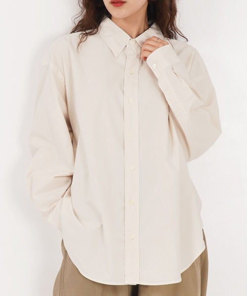 THE SHINZONE（ザ　シンゾーン）の「DADDY SHIRT（シャツ/ブラウス・レディース・パープル/ブルー/ベージュ系その他・REGULAR/PS）」の2枚目の写真